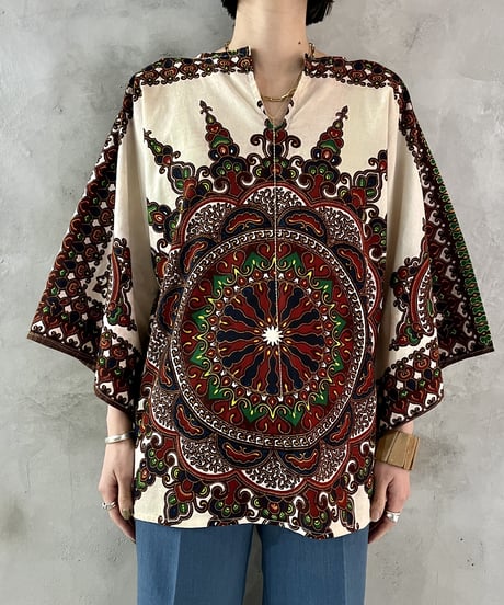 African Pattern Blouse IVRE
