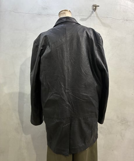 Leather Tailored Jacket BK