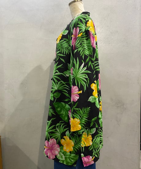 LAUREN 90's China Aloha Shirt BKGNYEPI