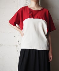 1980's RUSSELL Bicolor Football Tee IV RE