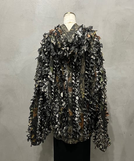 Sheer × Camouflage Zipup Hoodie KA