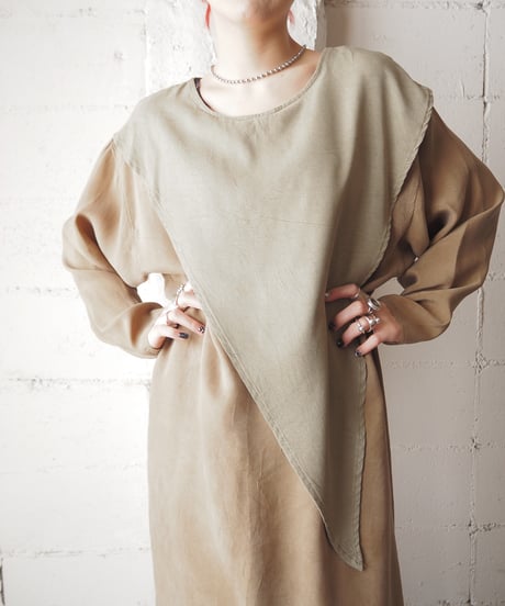 Front Layered Design Dress BE