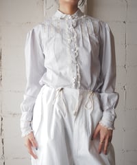 Ralph Lauren Stripe × Lace Blouse LPUR BL