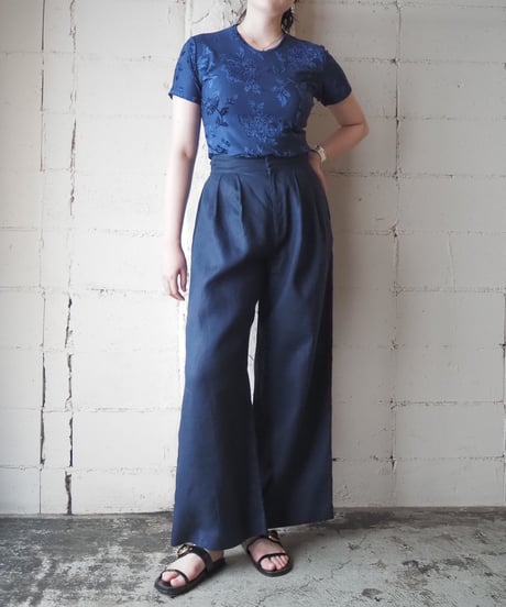 TED BAKER Linen Wide Leg Pants NV