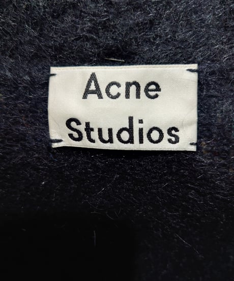 Acne Studios Mohair Mix Knit Robe BK