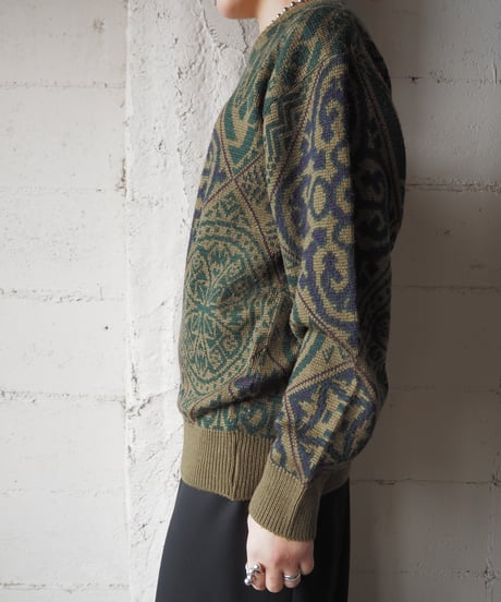 Arabesque Pattern Sweater KA
