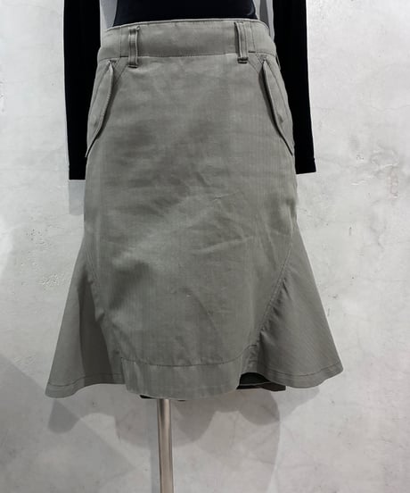 sacai luck Back Flared Cargo Skirt KA