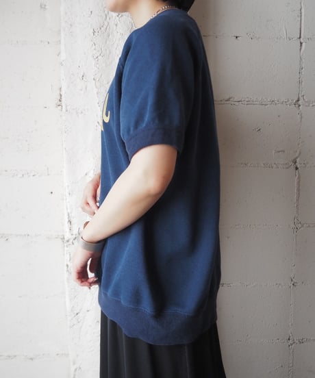 "Alder School" Print S/S Sweat NVYE