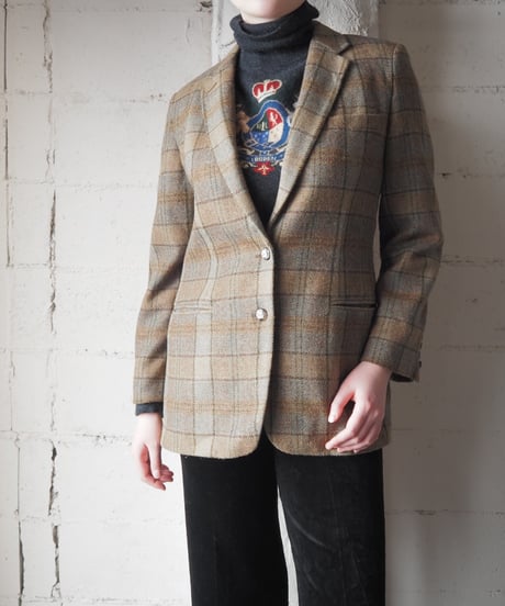 LAUREN RALPH LAUREN Checked Tailored Blazer BR BE
