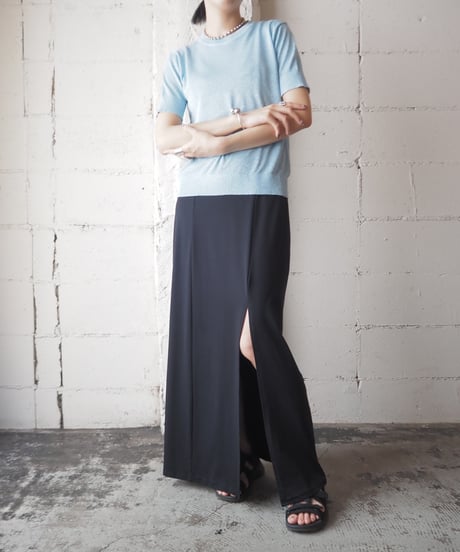 Lame Mix Short Sleeve Knit LBL