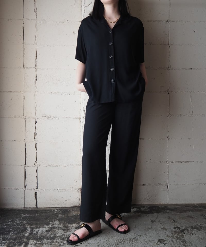 FLAX by Jeanne Engelhart Open Collar Rayon Shor
