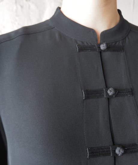 RenaRowan China Shirt Silk Rayon BK
