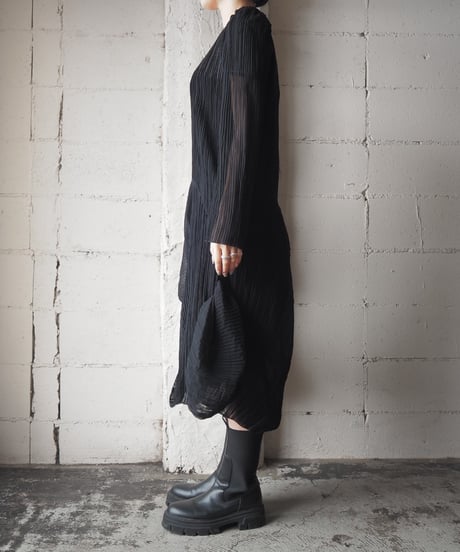 Chloé Transform Pleated Dress BK
