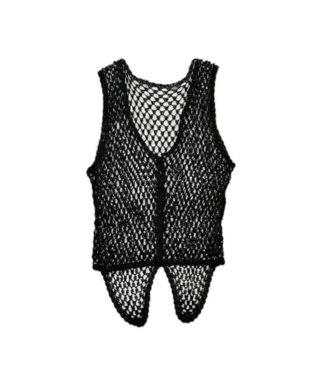 Crochet Beads Vest BK
