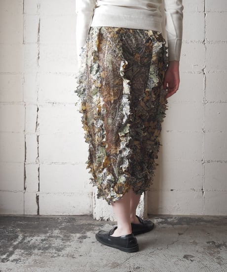 REMAKE 3D Camouflage Long Skirt KA