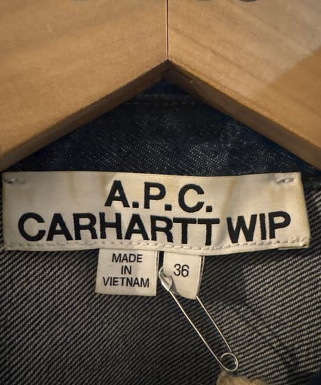 A.P.C. CARHARTT WIP Denim Pullover Work Shirt BL