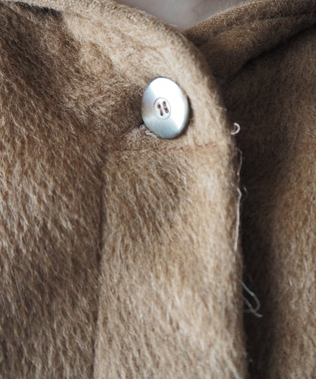 Alpaca Mix Hooded Coat CM