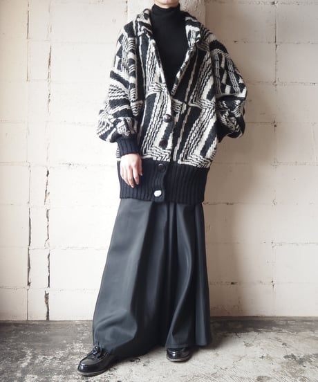 Pattern Knit Jacket BKWH