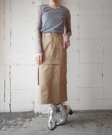 BIMBA Y LOLA Zip Separate Tight Skirt BE