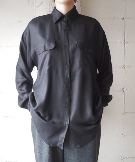 Double Pocket Plane Shirt BK