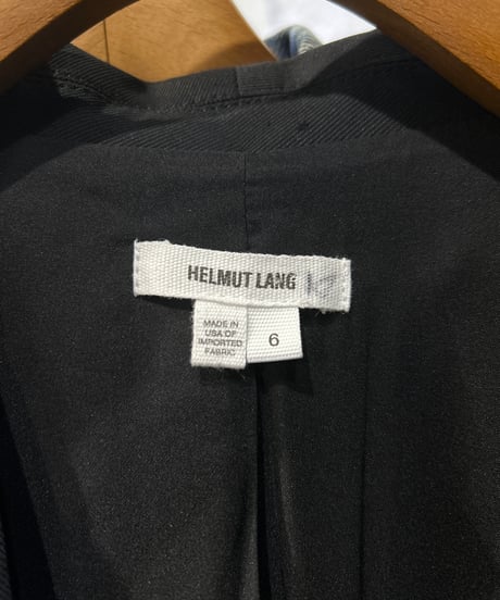 HELMUT LANG Rib Cuff Tailored Jacket BK