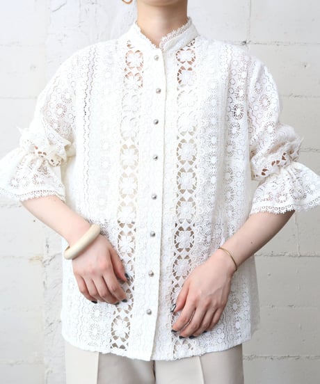Tyrolean Lace Blouse WH