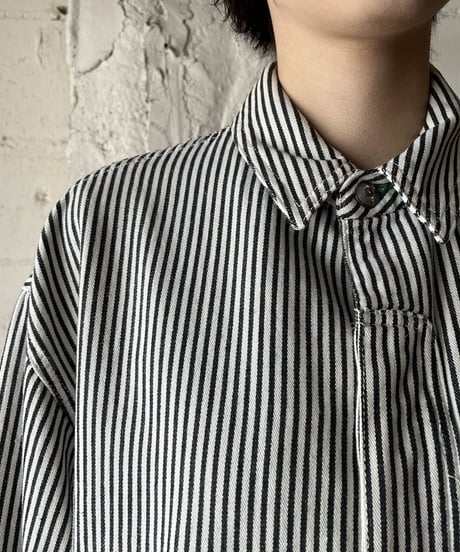 TOMMY HILFGER Stripe Shirt Jacket WHBK