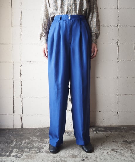 Silk Wide Pants BL