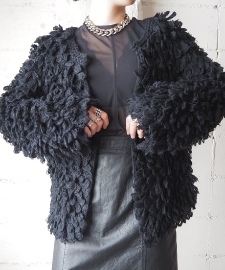 Loop Knit Cardigan BK