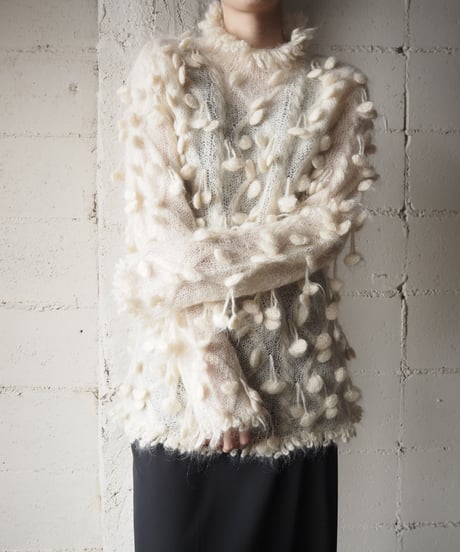 Looped Design Low Gauge Knit WH