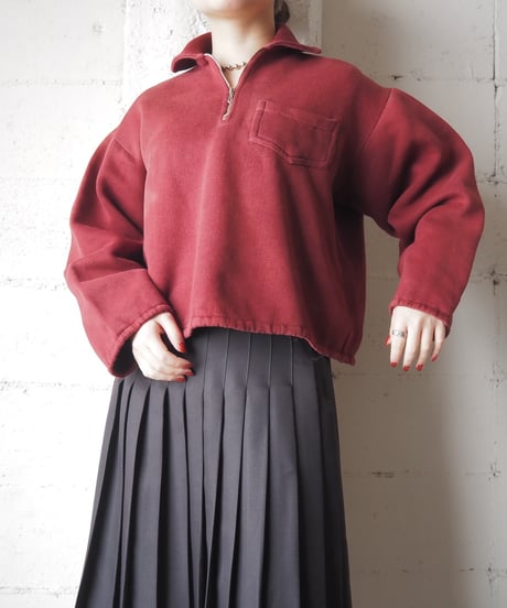 Vintage Half Zip Tops BUR