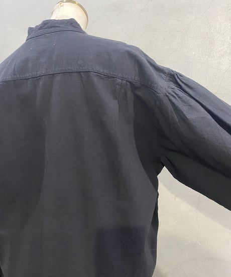 Band Collar Grandpa Shirt BK