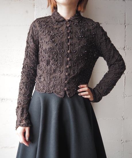 Beads Embroidery Design Shirt BR