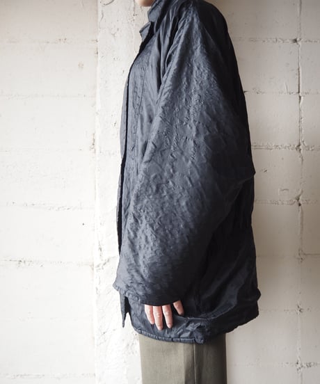 Stand Collar Padded Double Jacket BK