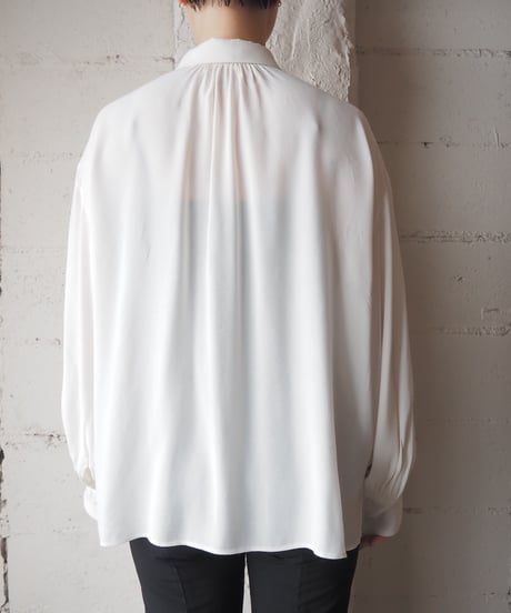 J.CREW Volume Sleeve Rayon Shirt WH