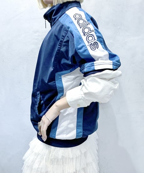 80-90's adidas S/S Track Jacket NVLBLWH