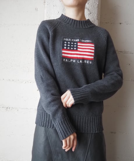 POLO JEANS Co. Flag Motif Knit DGR