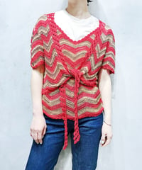 Zigzag Crochet Cardigan REBE