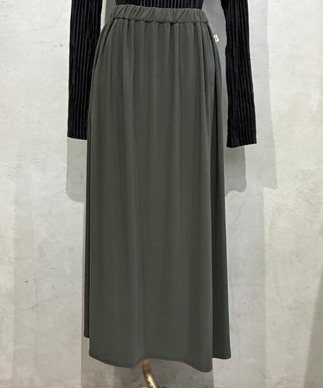 Spandex Mix Easy Long Skirt KA