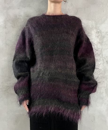 Bicolor Mohair Knit GNPUR