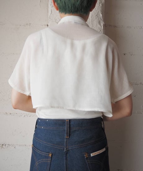 1960s Lace Collar Short Blouse IV