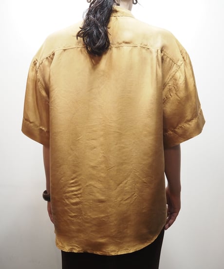 Loop Button Silk Shirt MU