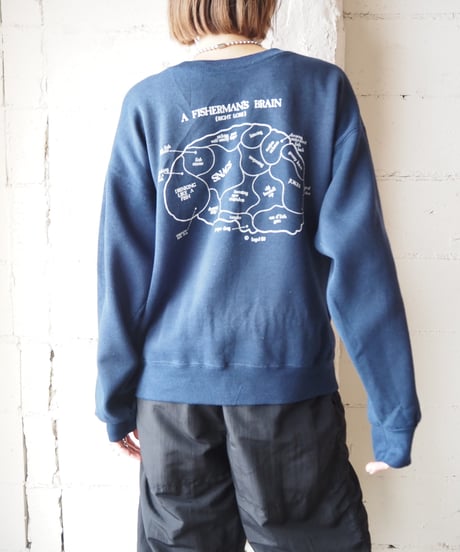 Fisherman's Brain Print Sweat NV