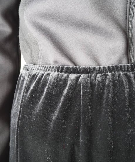 Velour × Sheer Mermaid Skirt BK