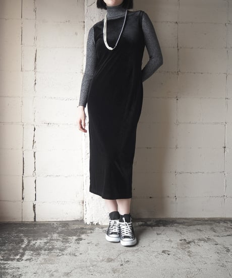 Ronni Nicole Sleeveless Velour Dress BK
