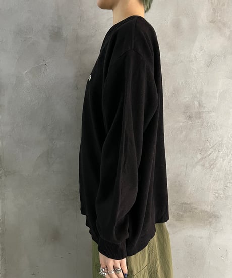 LACOSTE Vneck Knit BK