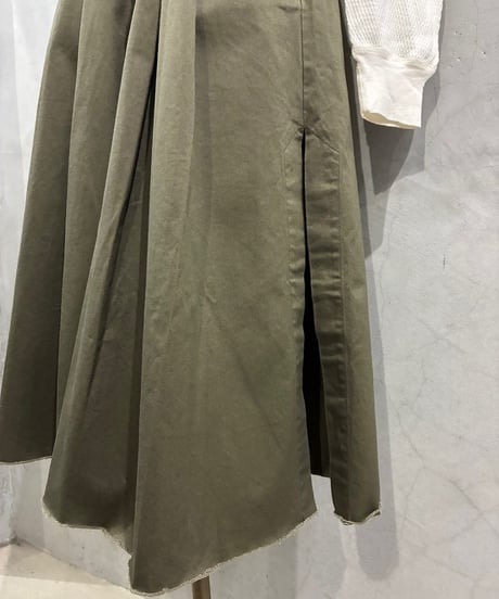DIESEL Side Slit Pleats Wide Pants KA