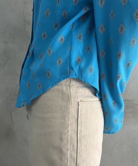 Pattern Stand Collar Blouse BLRE