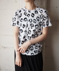 COMME des GARÇONS COMME des GARÇONS Leopard Print Tee WH BK