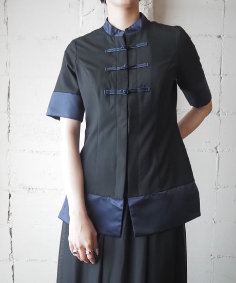 RITUALS Satin Switching China Shirt BKNV